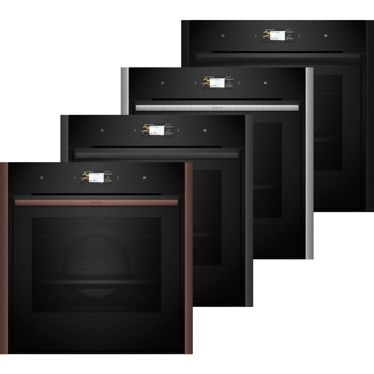 Neff - B69CS7KY0 - Slide & Hide Elektrobackofen (schwarz, 71L, 14 Betriebsarten)