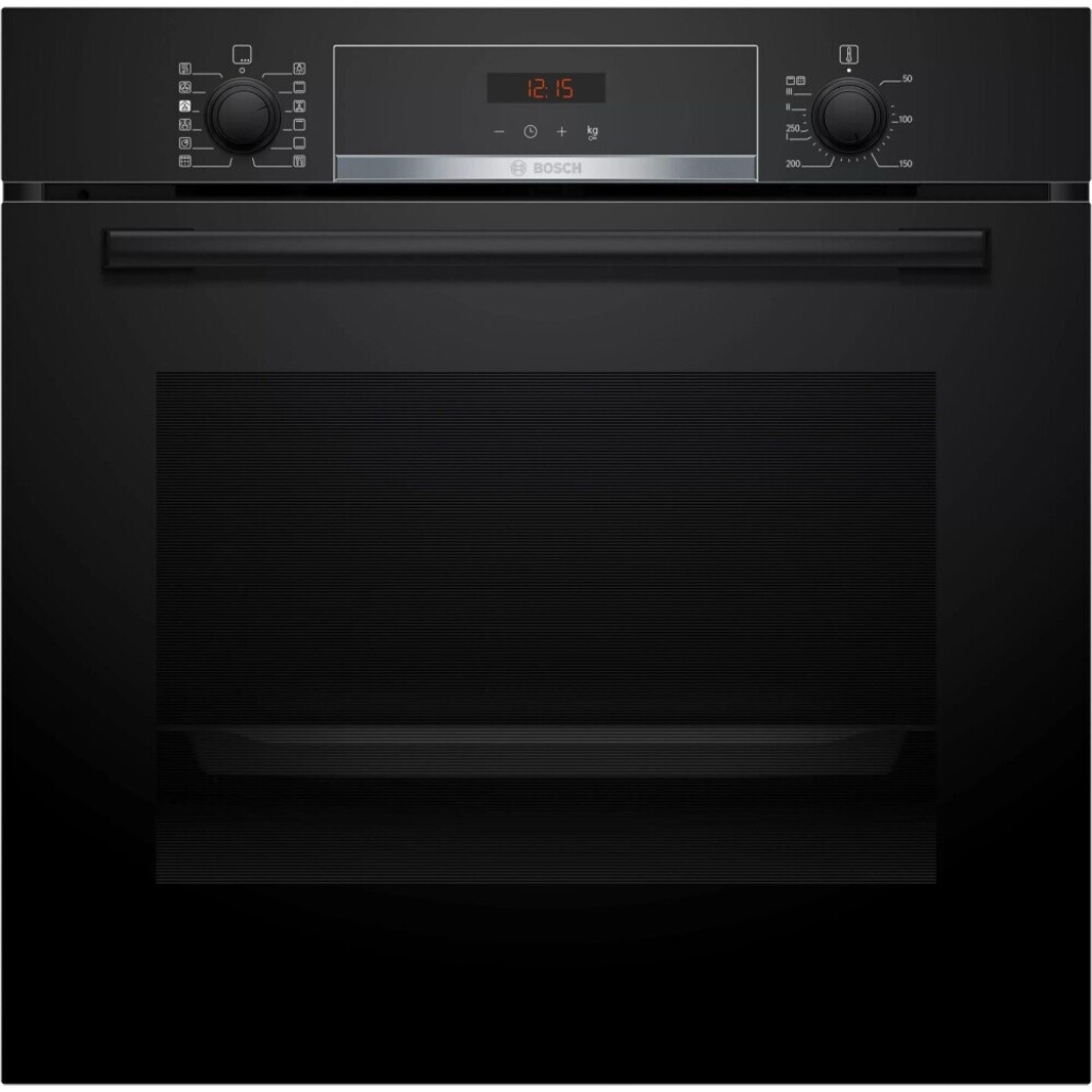 Bosch - HRA574BB0 - Schwarz Einbaubackofen 71L, TouchControl, Glaskeramik, 10 Programme, Selbstreinigung