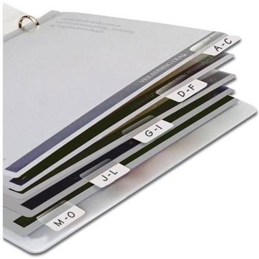 3L - Registertabs 12x25mm - Weiß Permanent Klebend (VE=72 Stück)