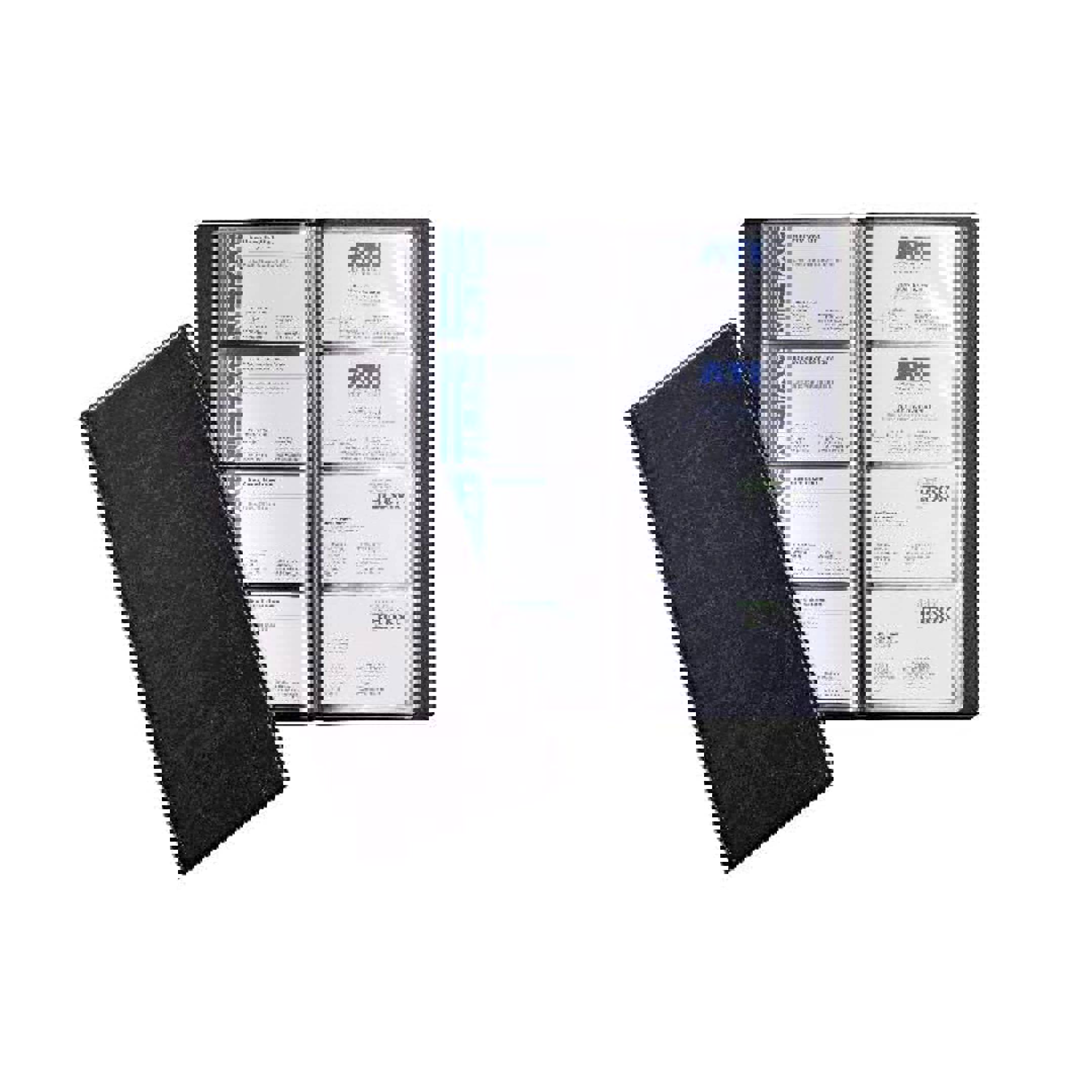 Durable - VISIFIX® 192 - Visitenkartenalbum (Schwarz, Kunststoff)
