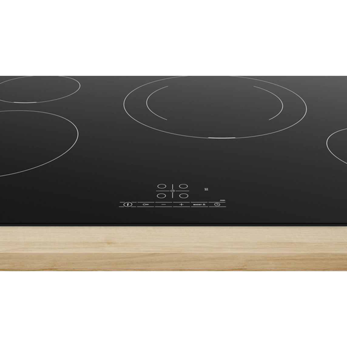 Bosch - HBD231BR80 - Elektrobackofen & Induktionskochfeld Set (Silber, 66L, 3.300 Watt, LED Display)