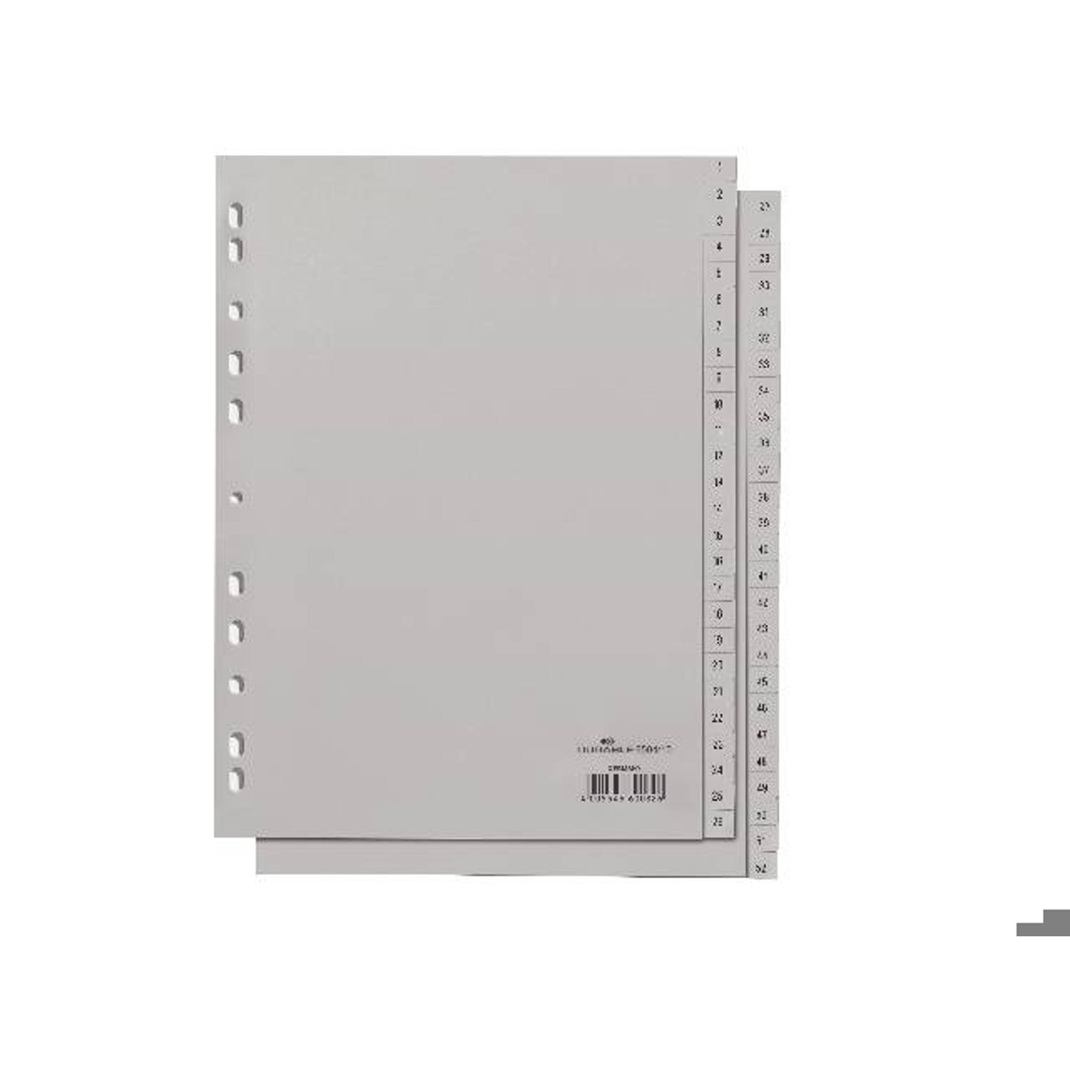 Durable - 650410 - Grau Polypropylen Register (215mm x 297mm)
