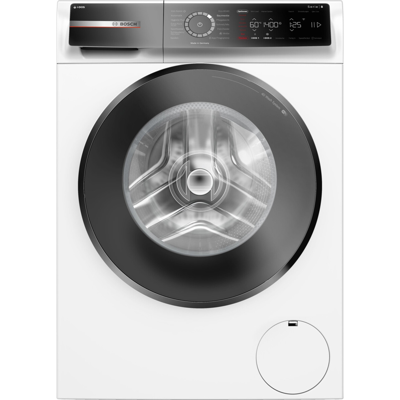 Bosch - WGB244A40 - Weiß Smart Waschmaschine mit LED, WLAN, Touch-Bedienung & Home Connect