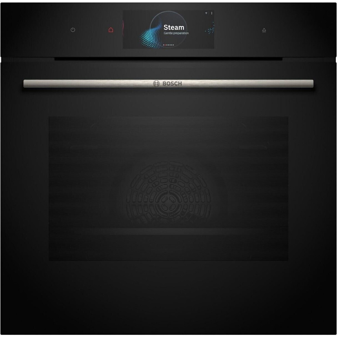 Bosch - HRG7784B1 (Bosch Serie 8, schwarz, Einbaubackofen/Dampfbackofen, 71 Liter, Pyrolyse/Hydrolyse, HomeConnect)