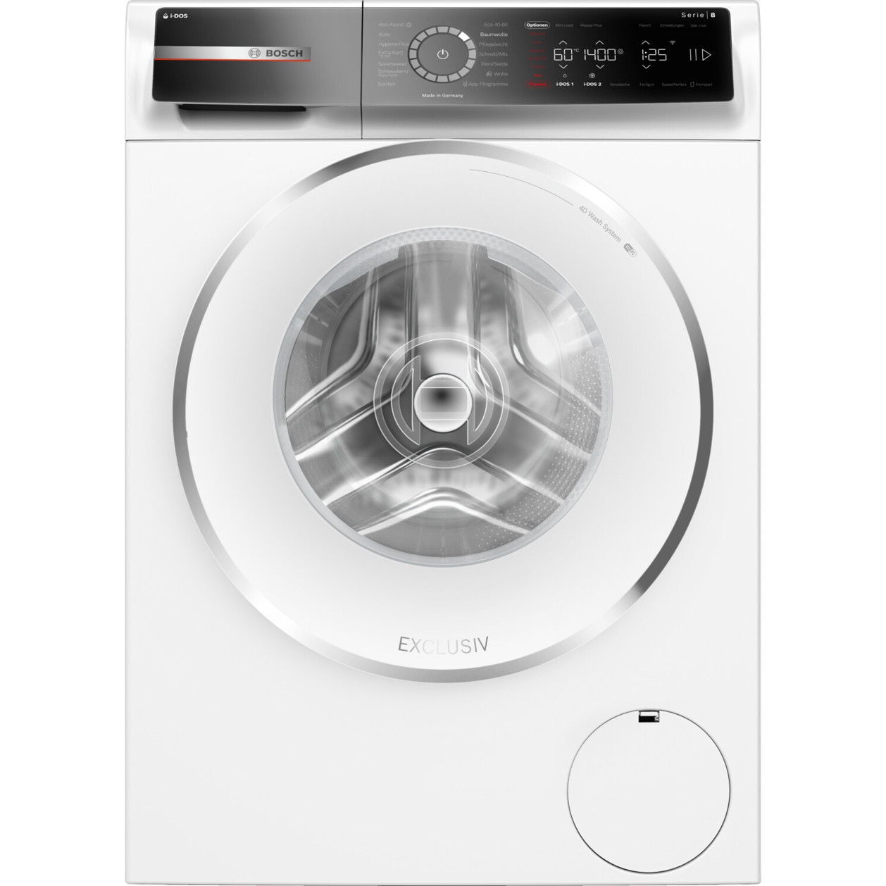 Bosch - WGB244A90 (Smart Frontlader Waschmaschine weiß, 9kg, WLAN, LED Display, 1400 U/Min, leise)