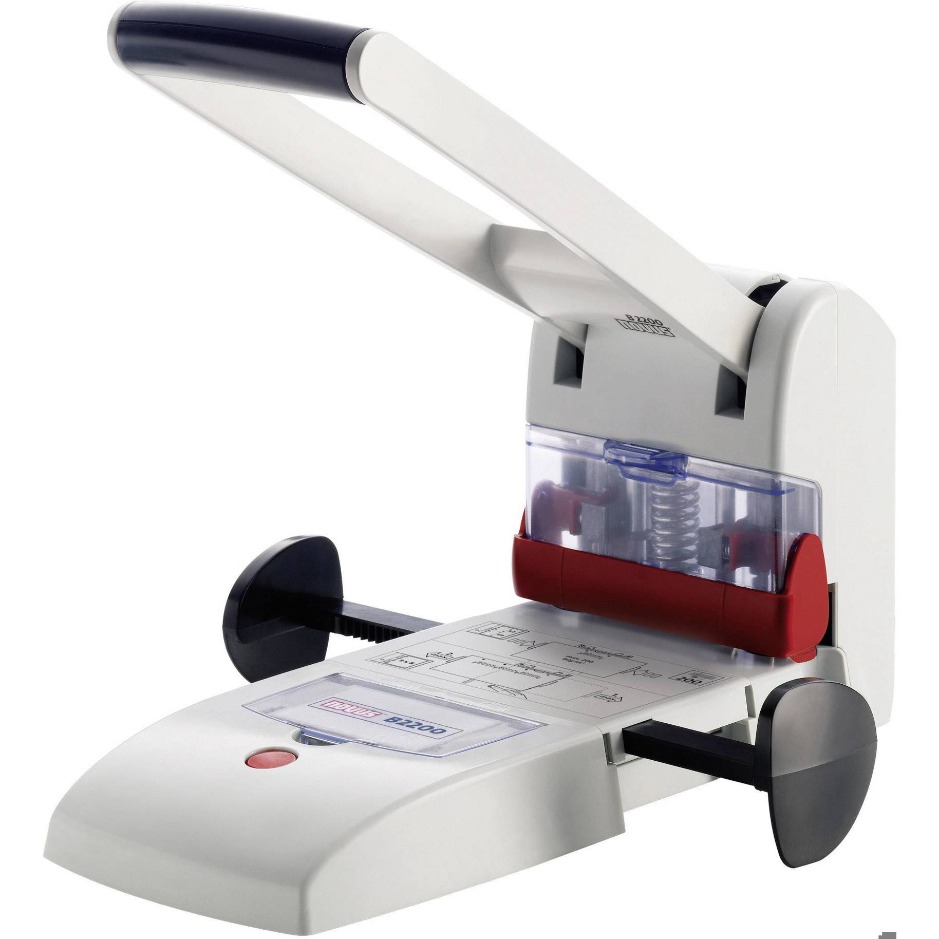 Novus Office - 025-0488 B2200 Blocklocher (Metall & Kunststoff)