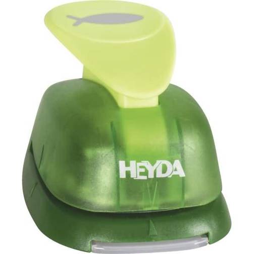 Heyda - 45mm Fisch Motivstanzer für Karton bis 220g/qm (1St., 483 mm Rack-Größe)