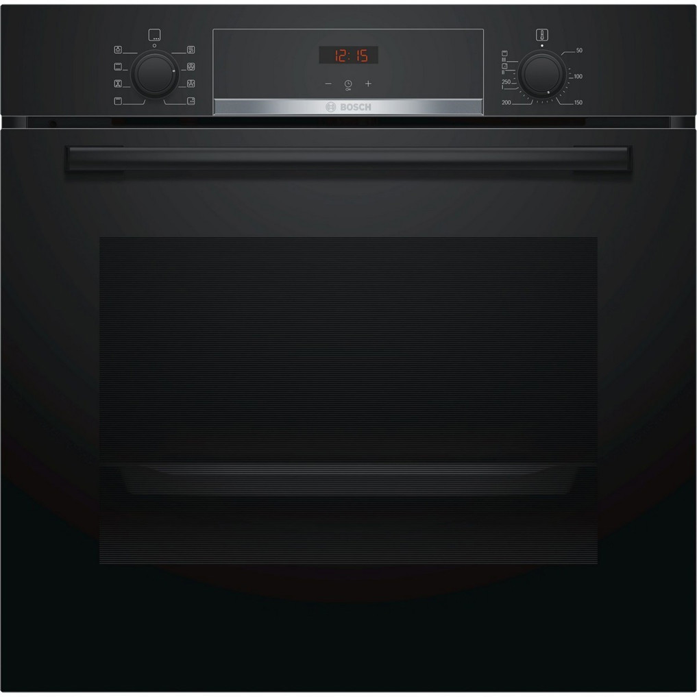 Bosch - HBA553BA0 (Einbaubackofen) - groß, 71 Liter, LED Display, Klapptür, ecoClean