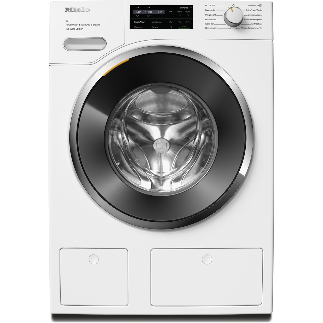 Miele - WWI 880 WPS (Smart Waschmaschine Frontlader, weiß, leise, 9kg, WLAN/ App-Steuerung, 1.600 U/Min, Selbstreinigung)