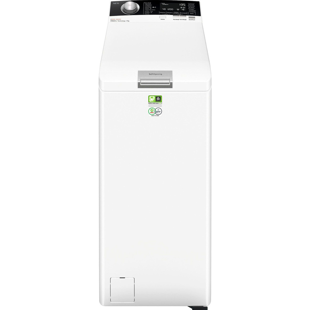 AEG - LTR8A80370 (Toplader, 7 kg, freistehend, Inverter-Motor)